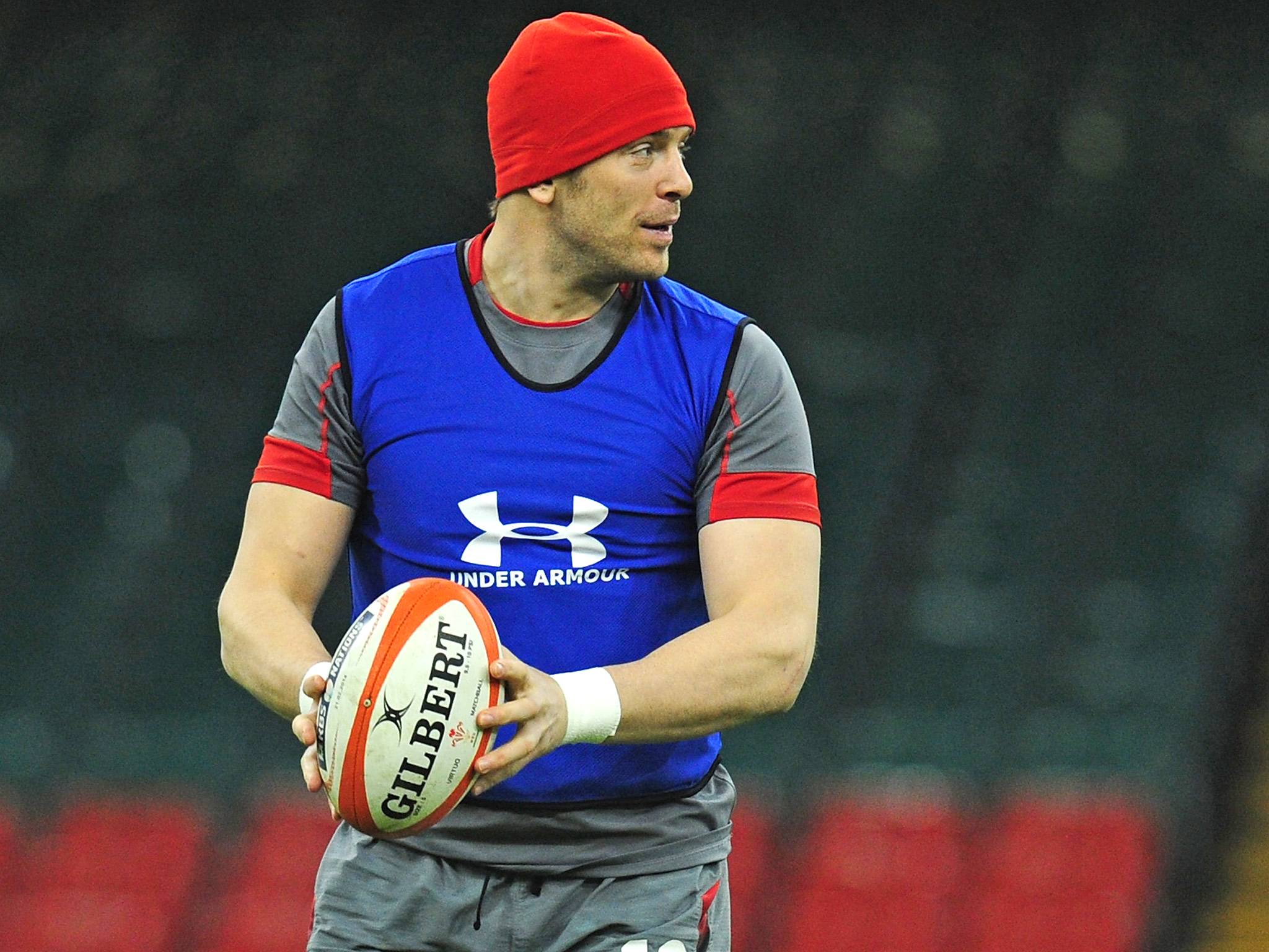 Alun Wyn Jones is back in training after a foot infection