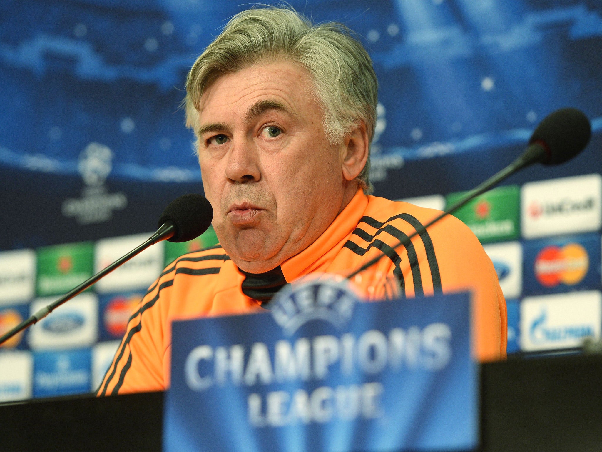 Carlo Ancelotti was quickly linked with a switch to Old Trafford
