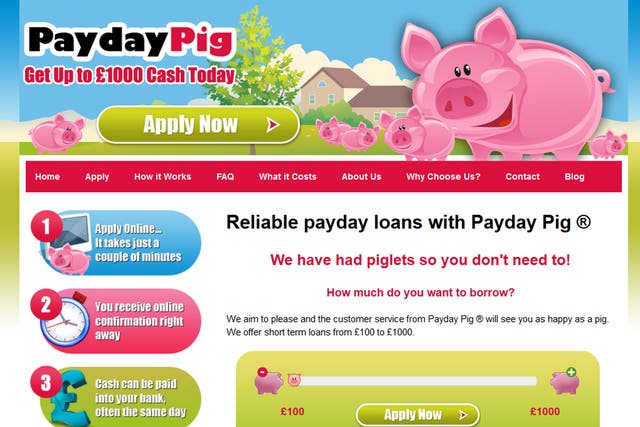 The ASA branded the Payday Pig website as 'irresponsible'