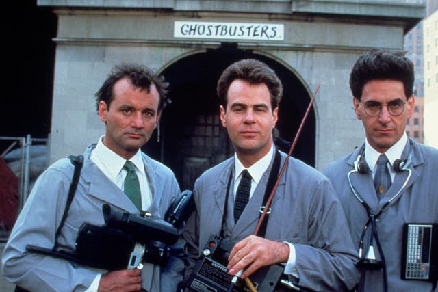 Bill Murray, Dan Aykroyd and Harold Ramis in 1984's Ghostbusters