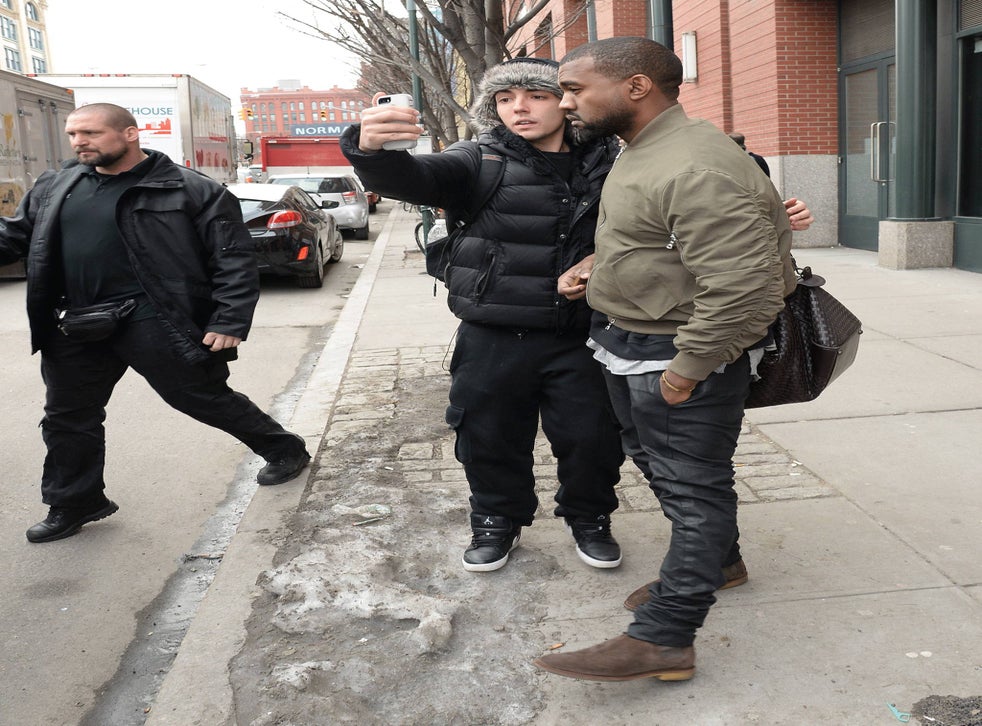 Kanye West in most reluctant selfie ever | The Independent | The ...