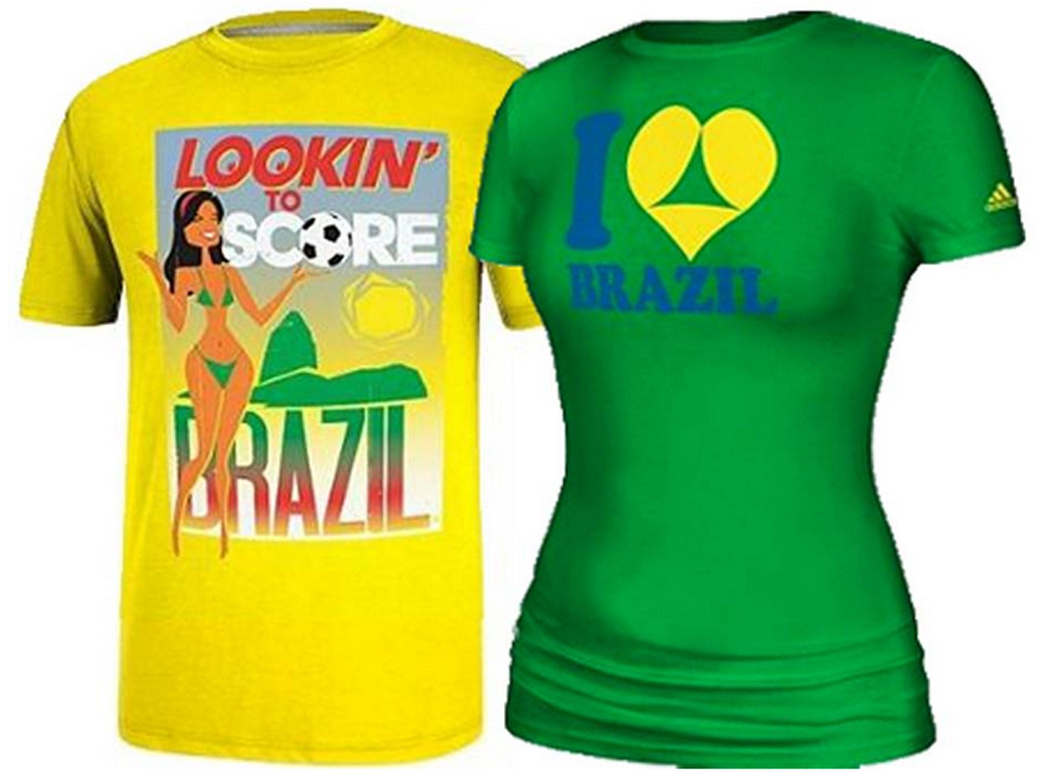 World Cup 2014 Adidas withdraw T shirts with too much sex appeal