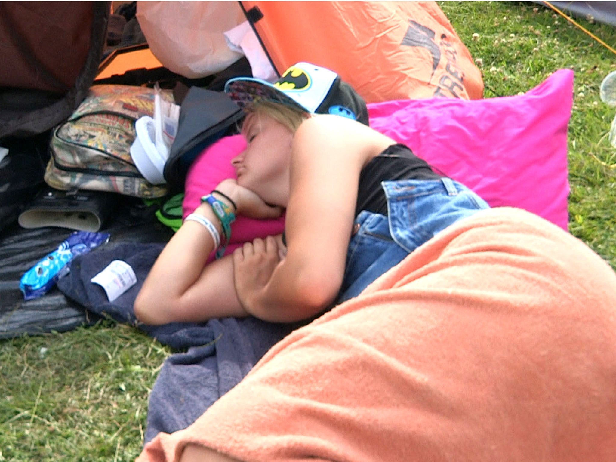 Dream ticket: Lauren at the Kendal Calling festival in ‘Festivals, Sex & Suspicious Parents’