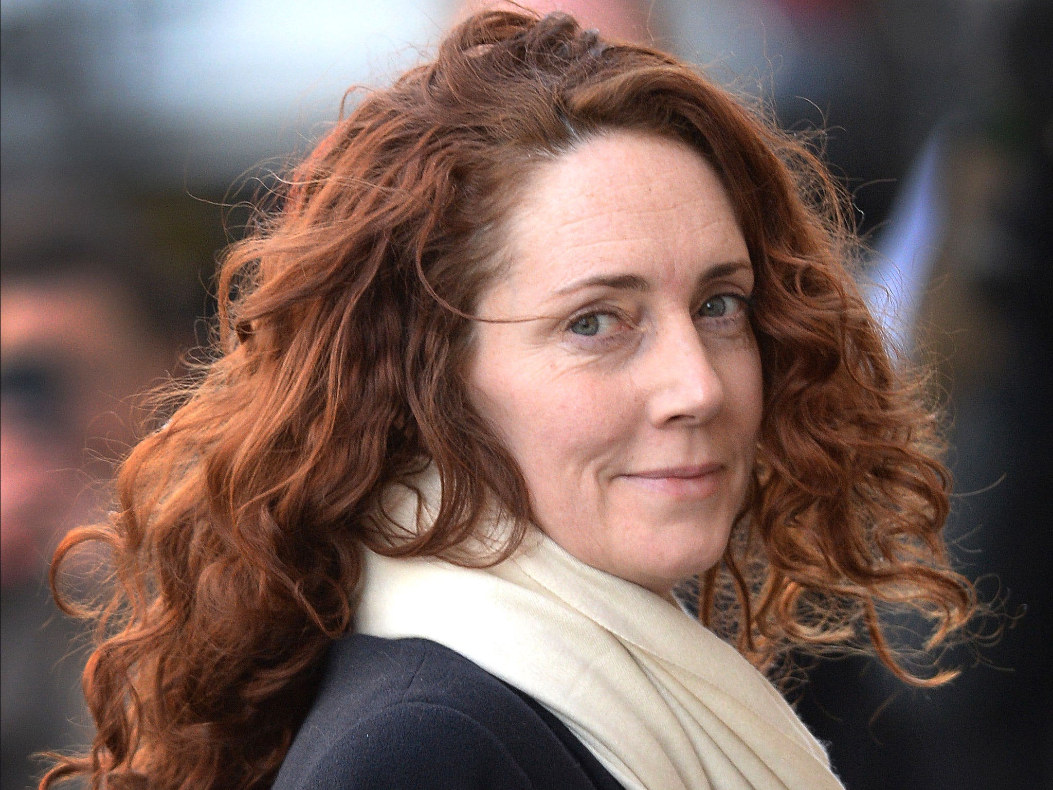 Former News International chief executive Rebekah Brooks arrives at the Old Bailey in London