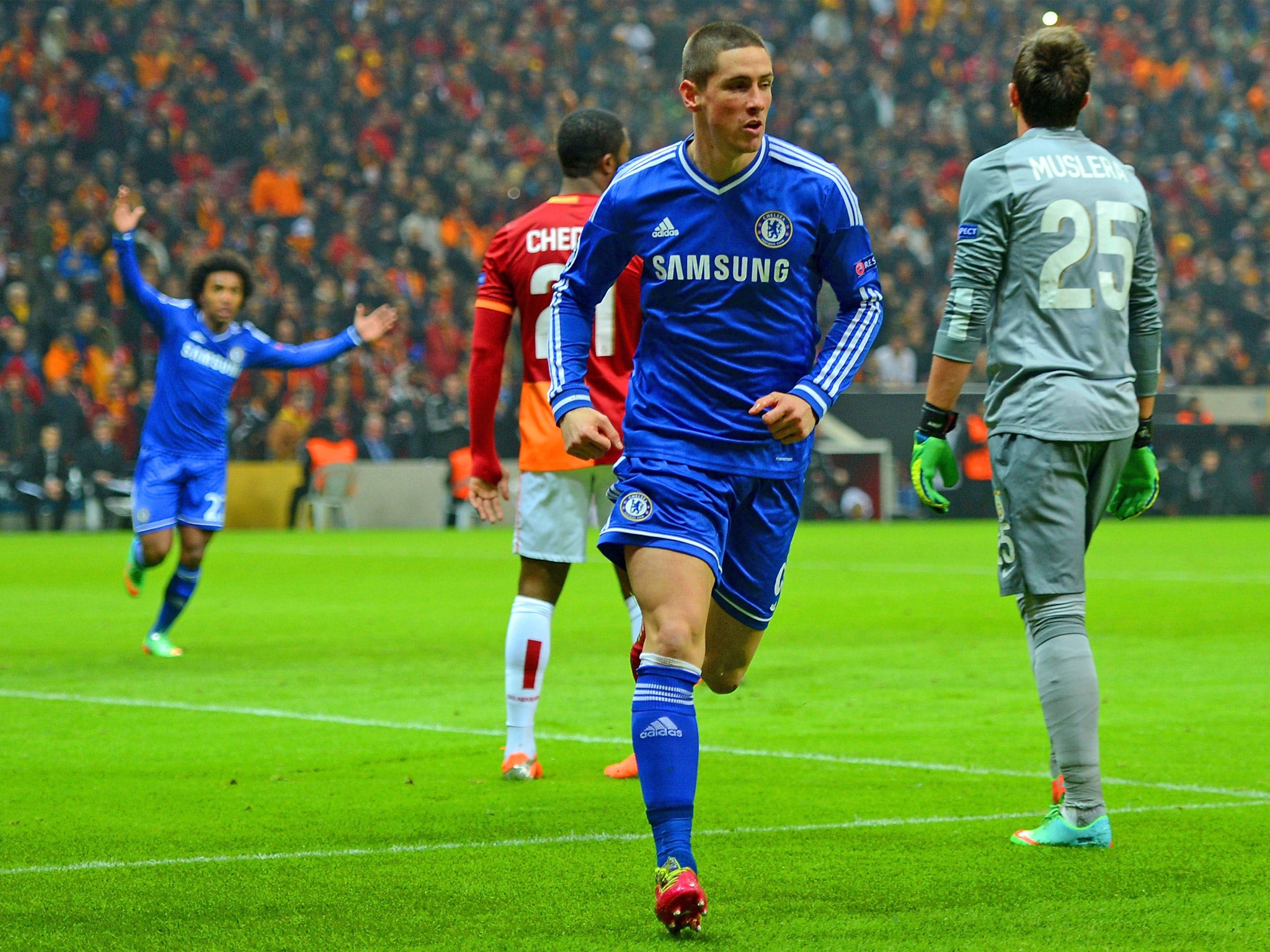 Fernando Torres celebrates his goal (Getty)