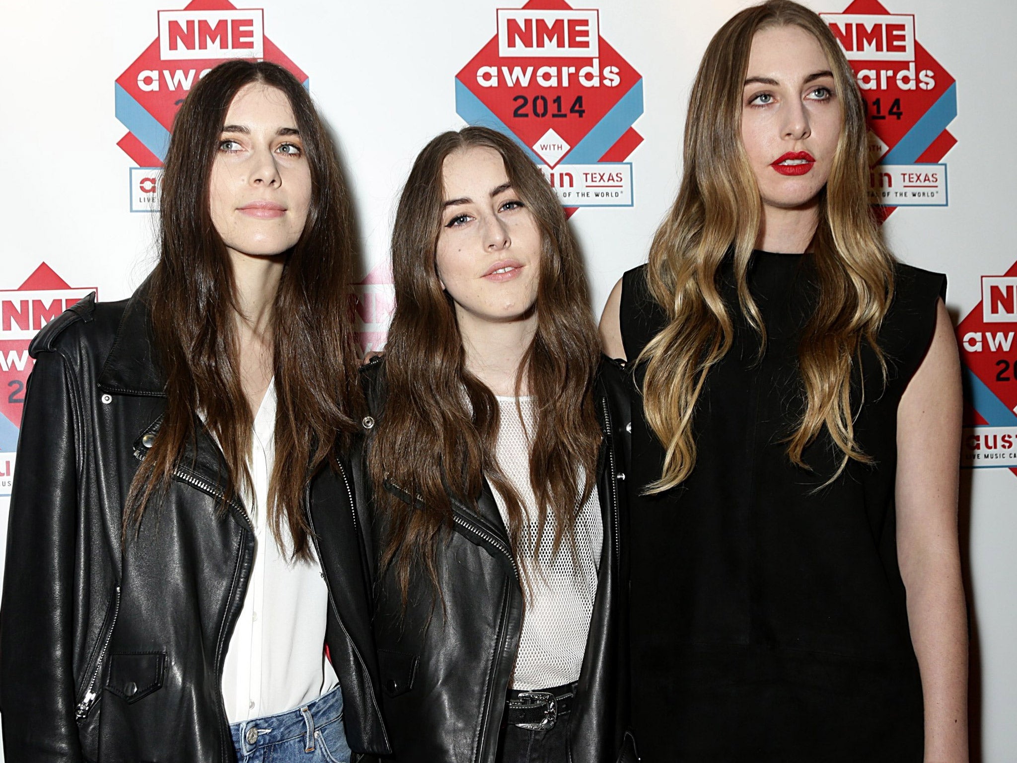 Californian sisters Haim took the Best International Group award