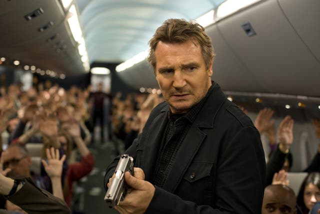 Stick-up in the air: Liam Neeson in the action thriller ‘Non-Stop’ 