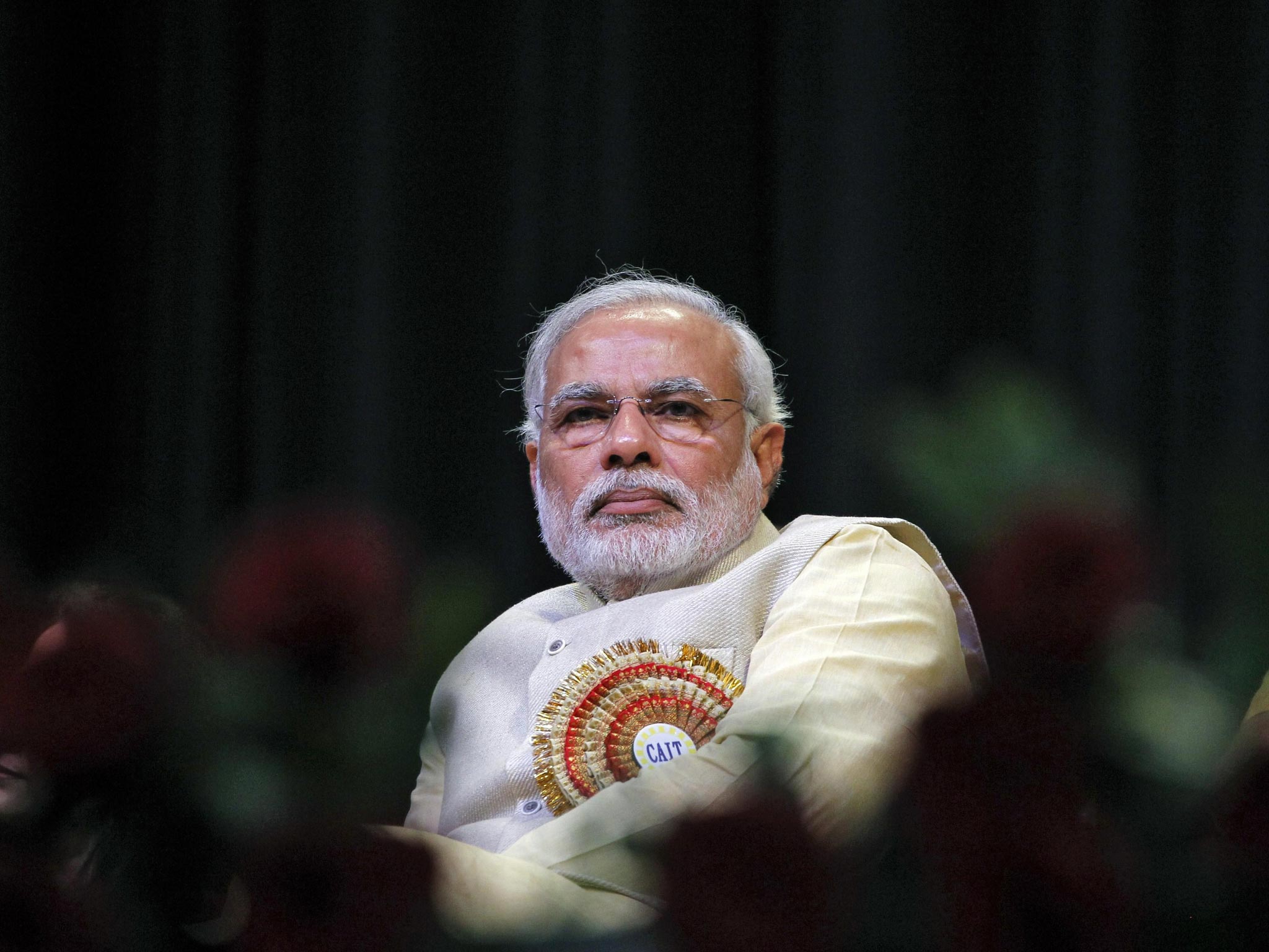 Hindu nationalist Narendra Modi, prime ministerial candidate for India's main opposition Bharatiya Janata Party (BJP) 