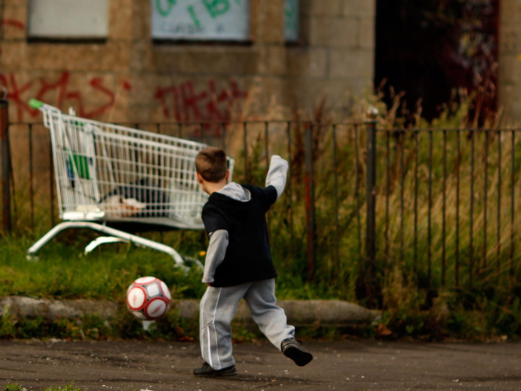 The number of children in relative income poverty is currently 2.3 million in the UK (Getty)
