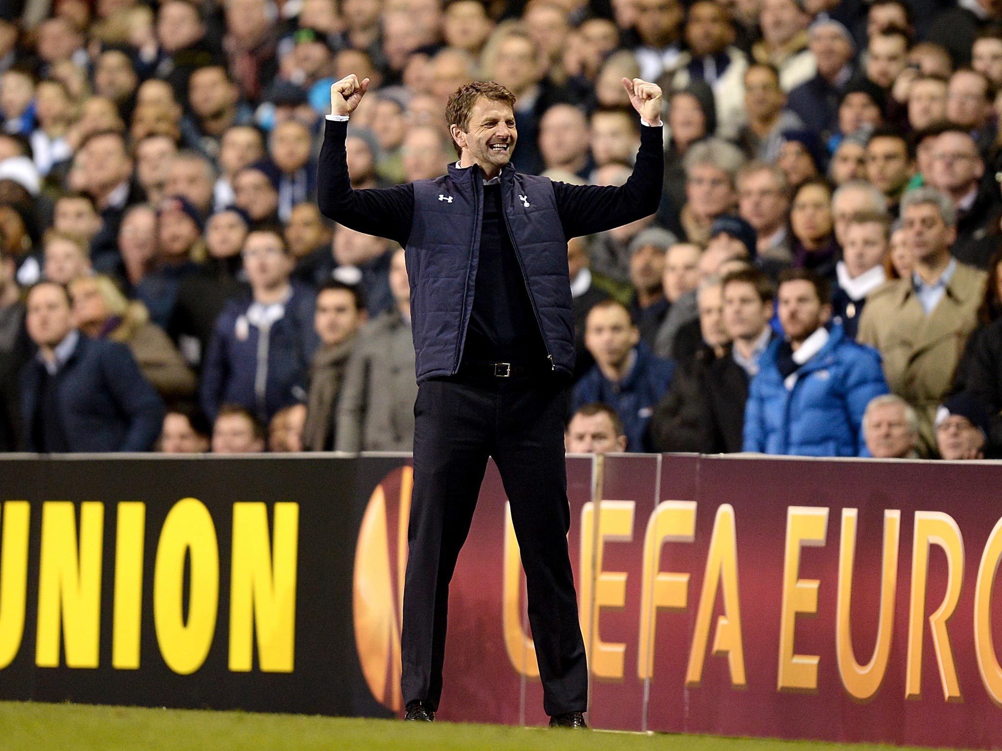 Tim Sherwood hopes the victory against Dnipro will inspire the team