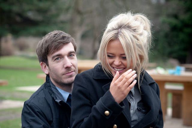 Philip McGinley and Emily Atack in ‘Almost Married’