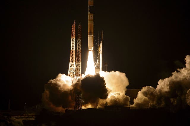 File image: A Japanese rocket launched by JAXA from the Tanegashima Space Center at Tanegashima, Japan