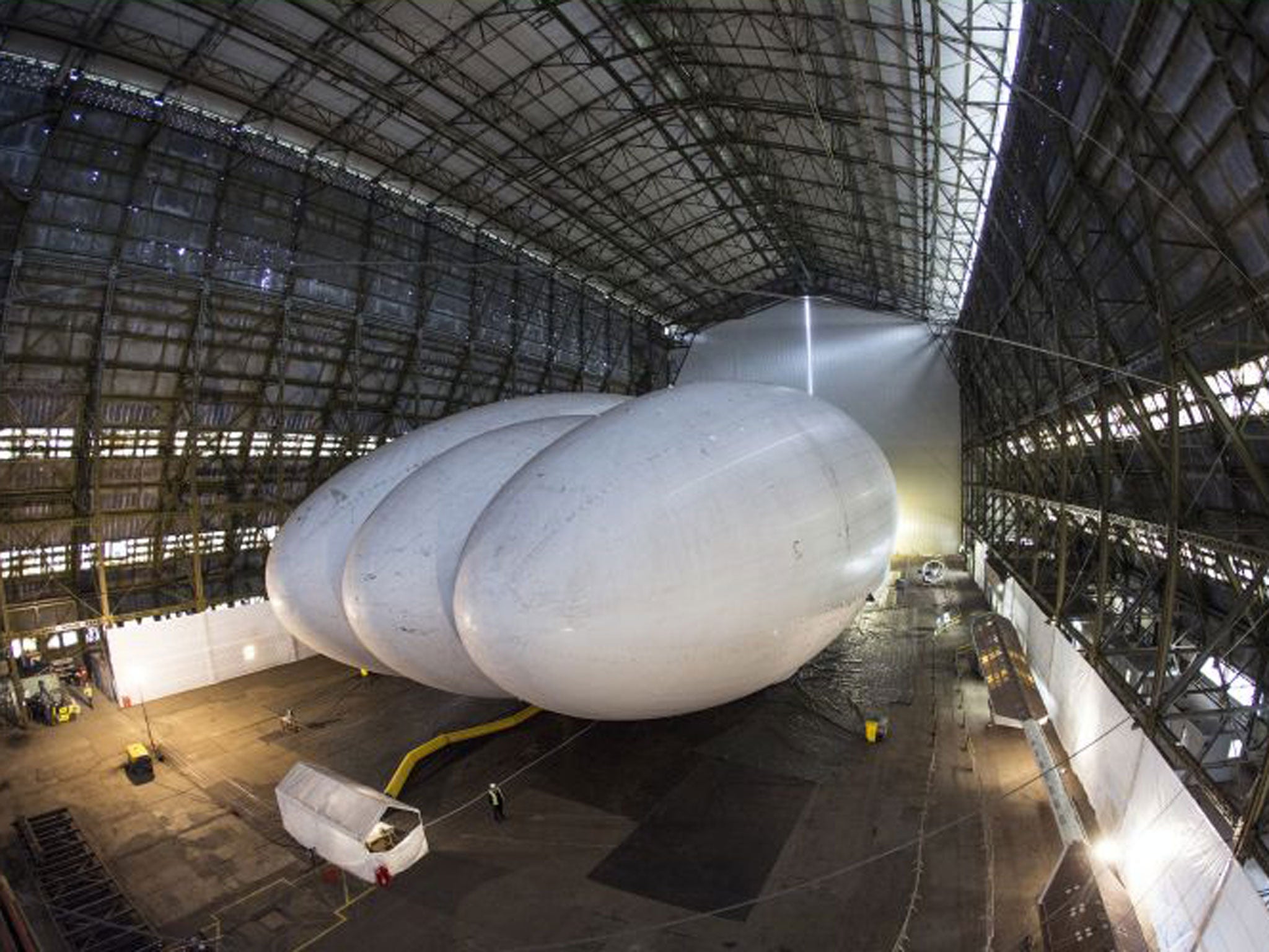 The Airlander, which was originally developed for the US military before the project was cancelled due to budget cuts, is the world's longest aircraft