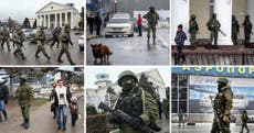 Armed gunmen with Crimea in their grip