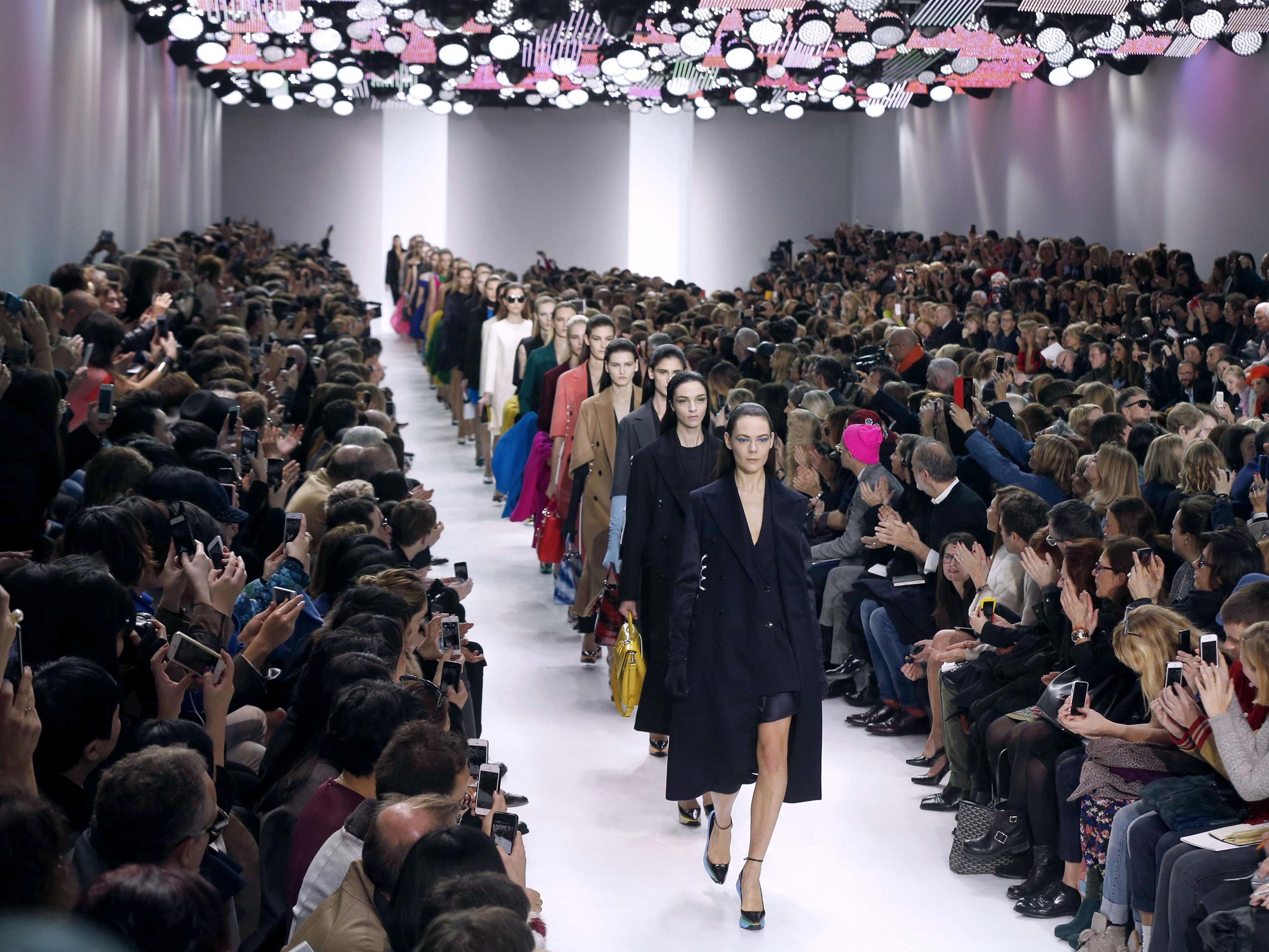 The suit dominated Christian Dior’s autumn/winter ready-to-wear show in Paris
