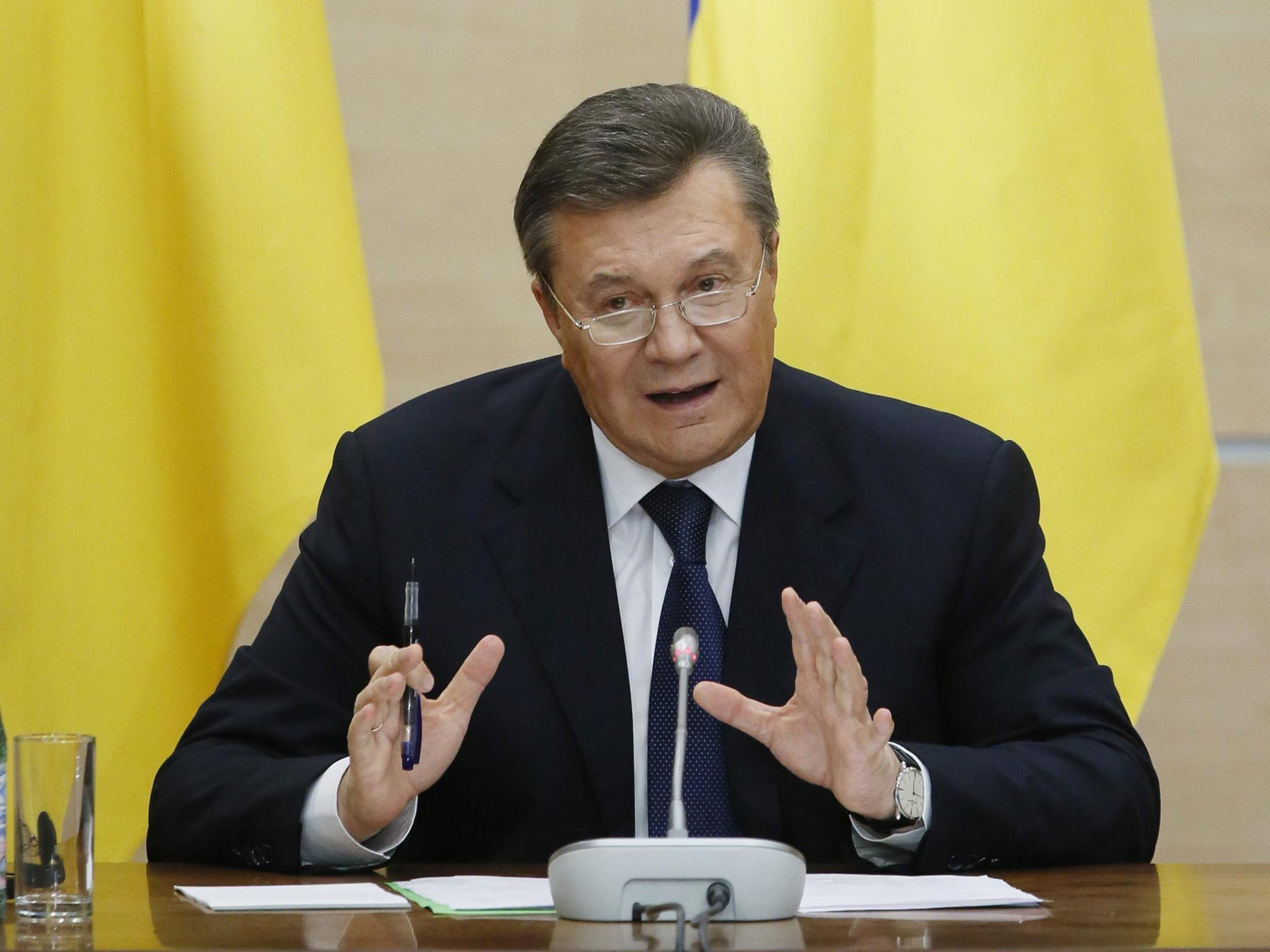 The former Ukrainian President says he was forced to flee the country by ‘pro-fascist gangsters’