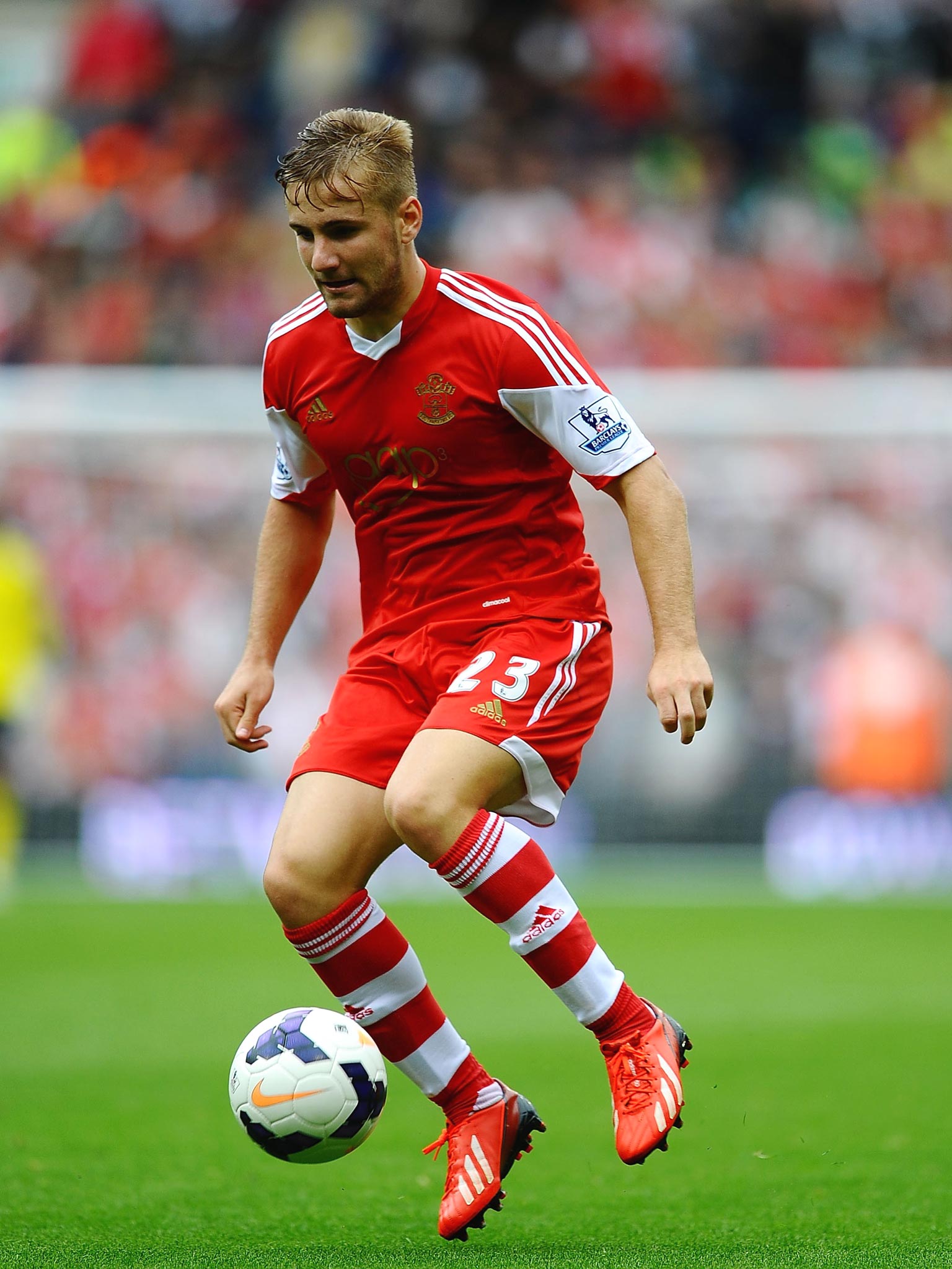Southampton left-back Luke Shaw could make the England shirt his own in future and be partnered on the right flank by Nathaniel Clyne or Kyle Walker, both of whom I’ve worked with