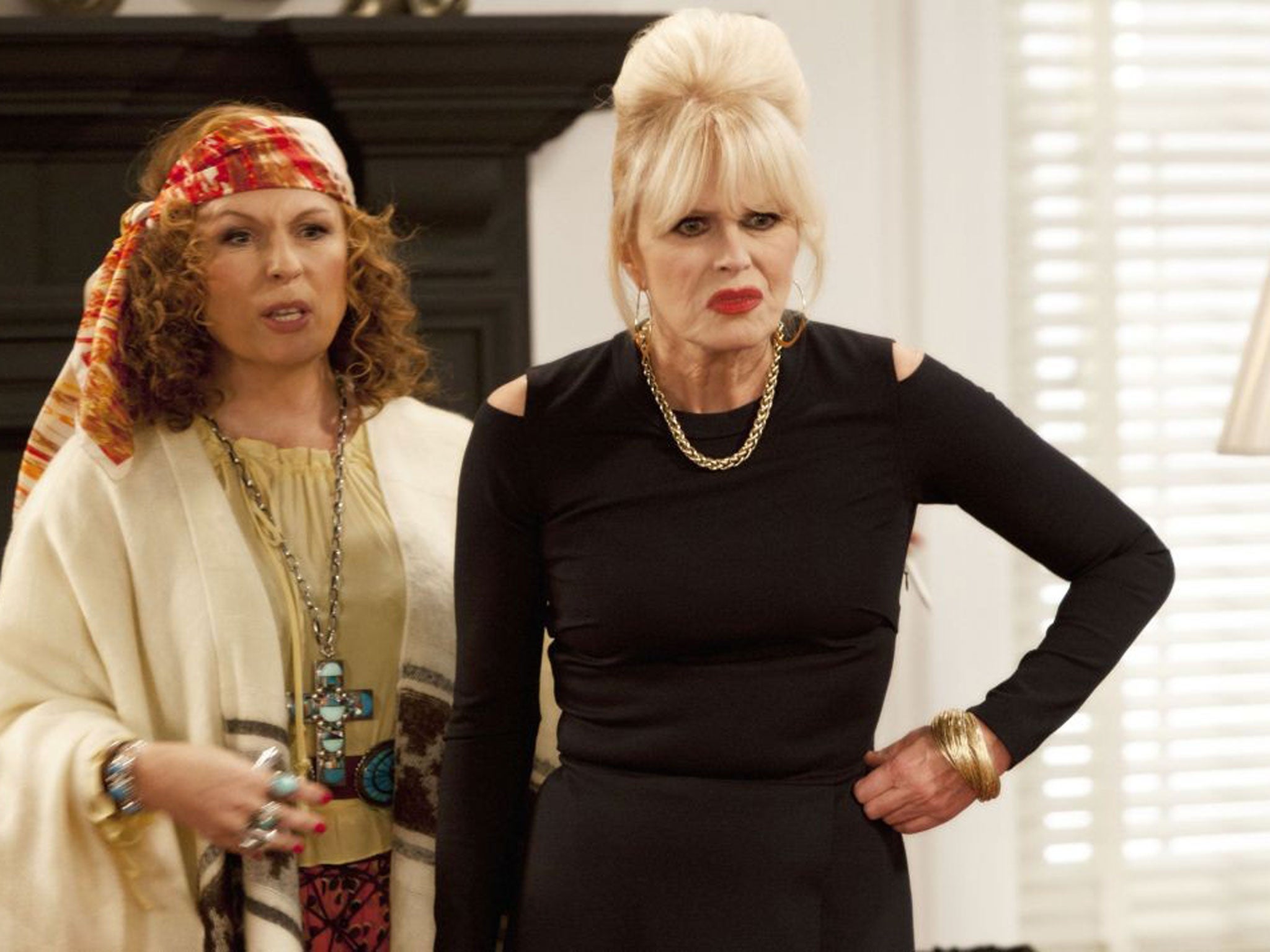 Jennifer Saunders (left) and Joanna Lumley star in AbFab