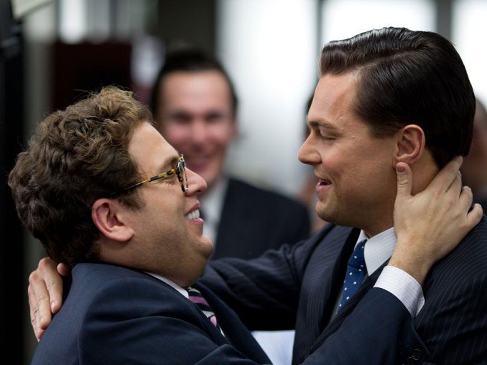 Leo DiCaprio and Jonah Hill star in The Wolf of Wall Street