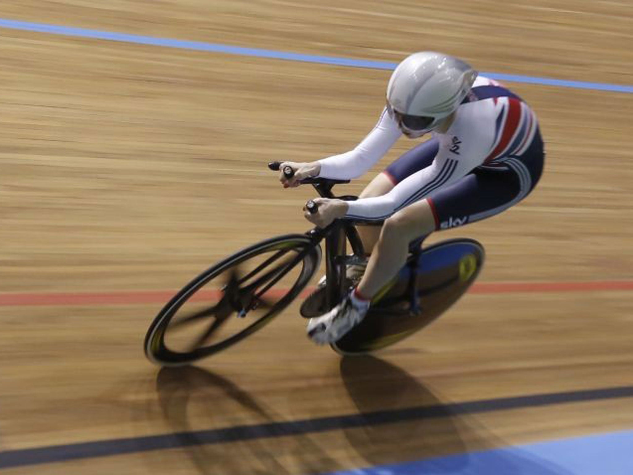 Wheels of fortune: Joanna Rowsell speeds to victory and a personal best in Cali