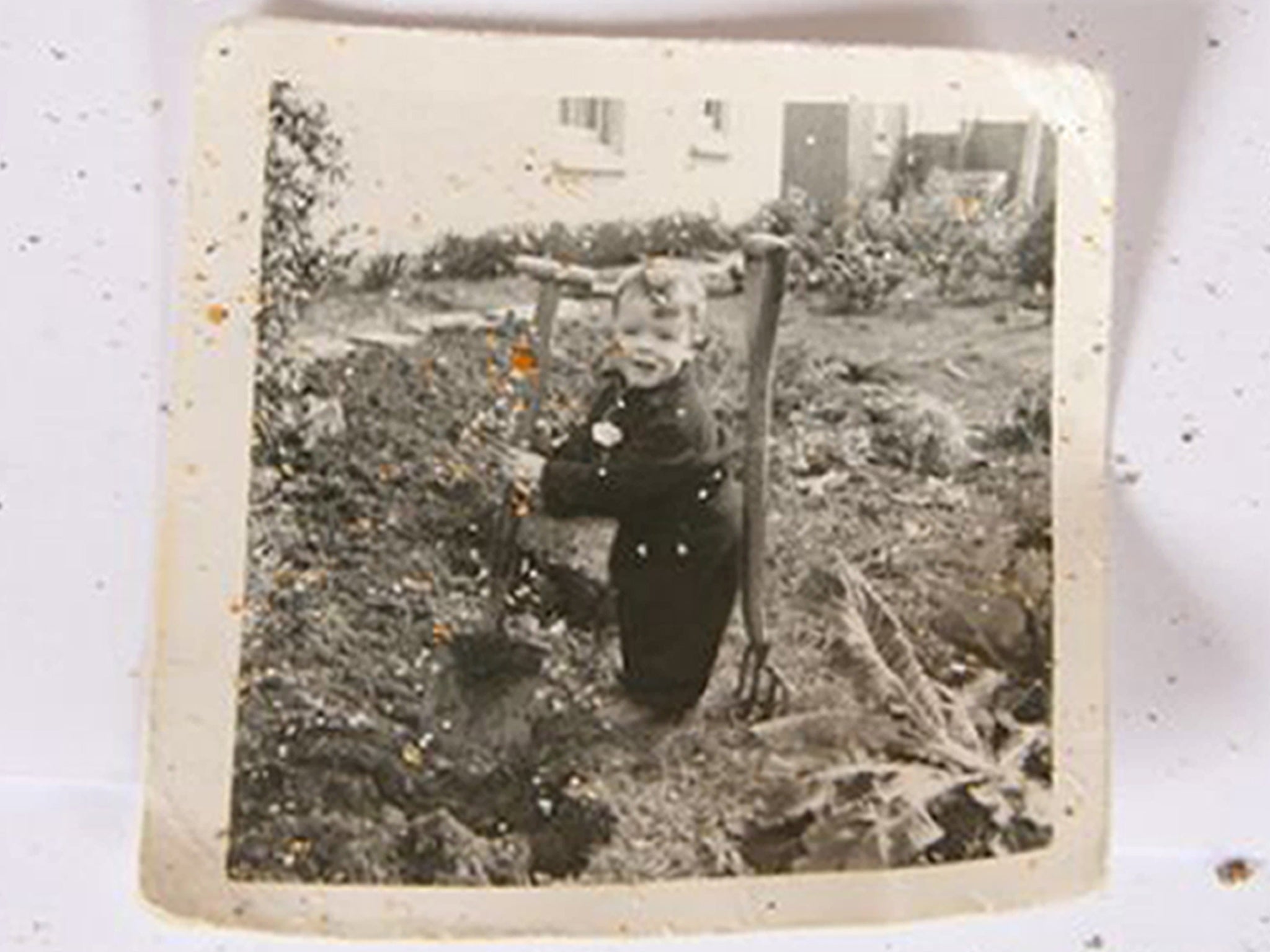 Police image of a photo found near the scene