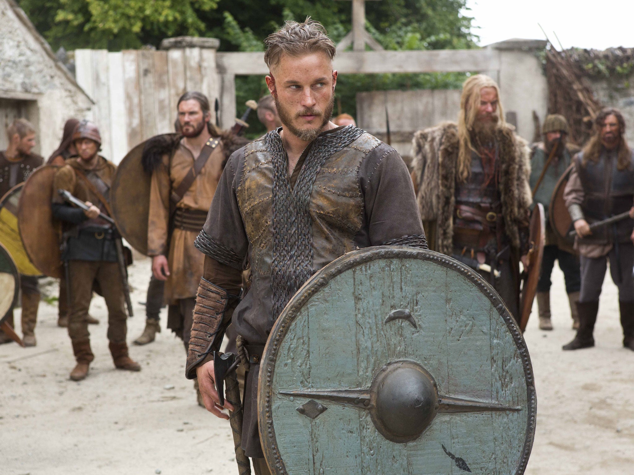 Travis Fimmel plays Ragnar Lothbrook, a man looking to discover new worlds to conquer