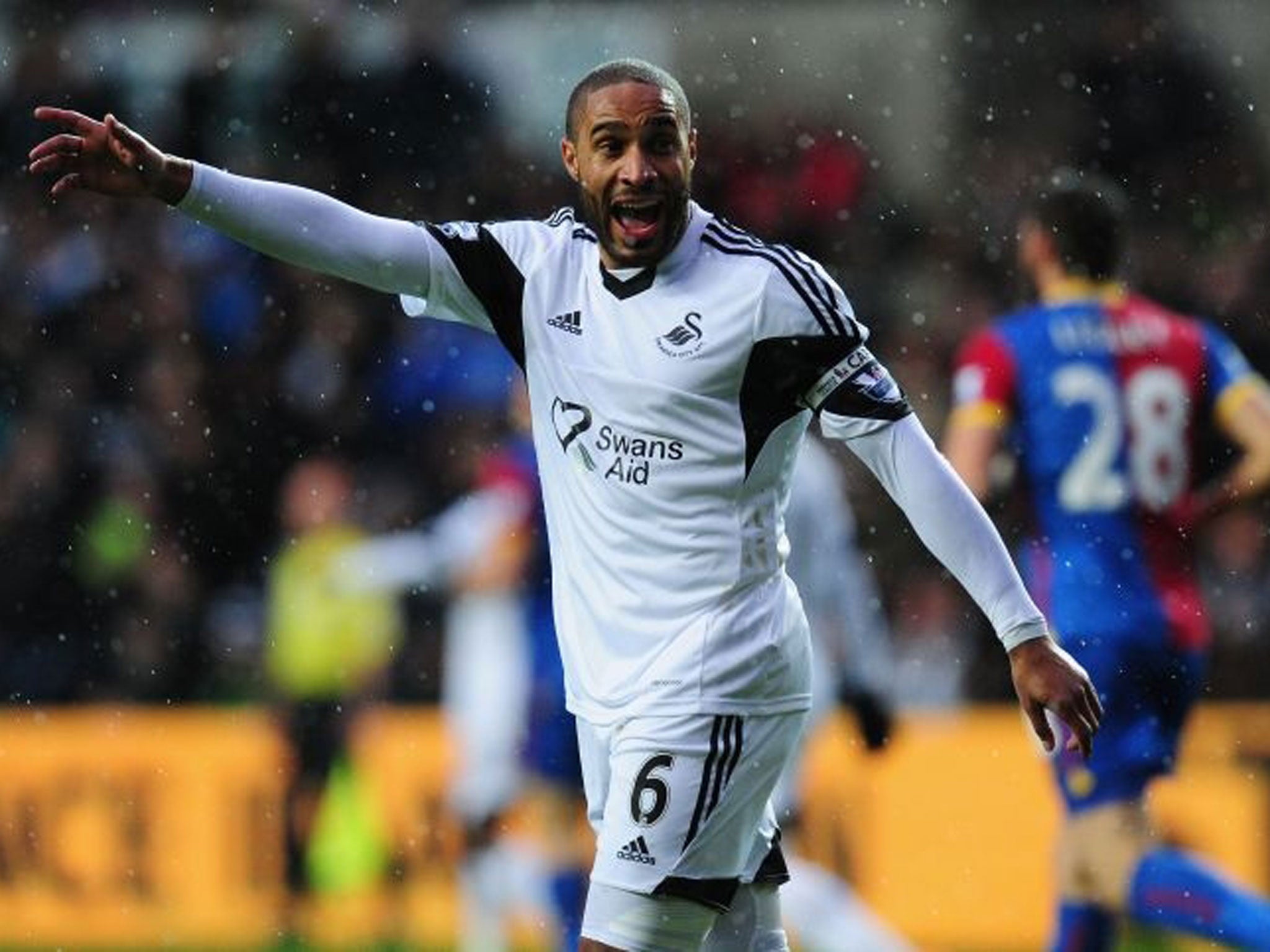 Ashley Williams in action for Swansea last weekend (Getty)