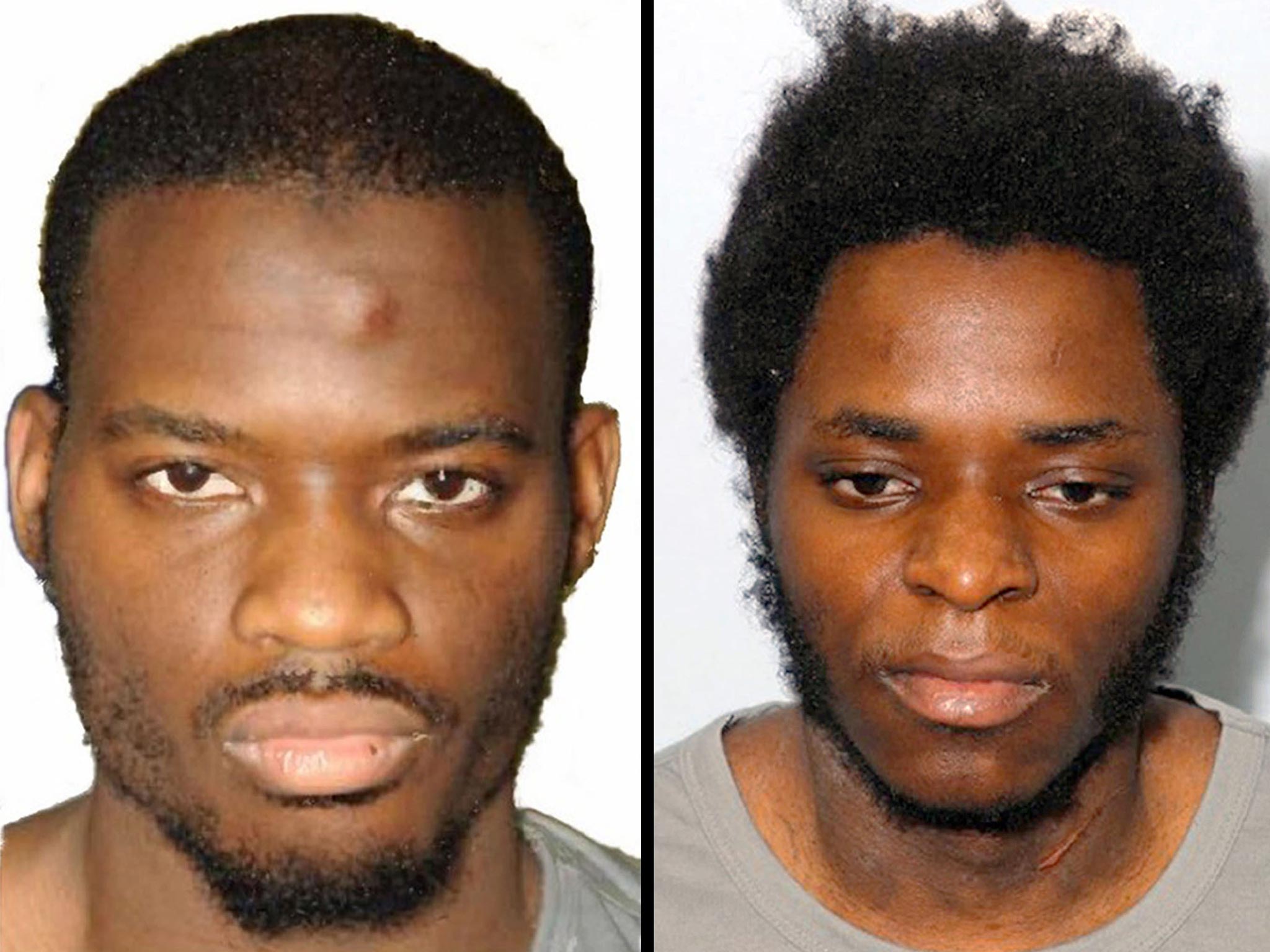 Michael Adebolajo (left) and Michael Adebowale were found guilty of the murder of soldier Lee Rigby