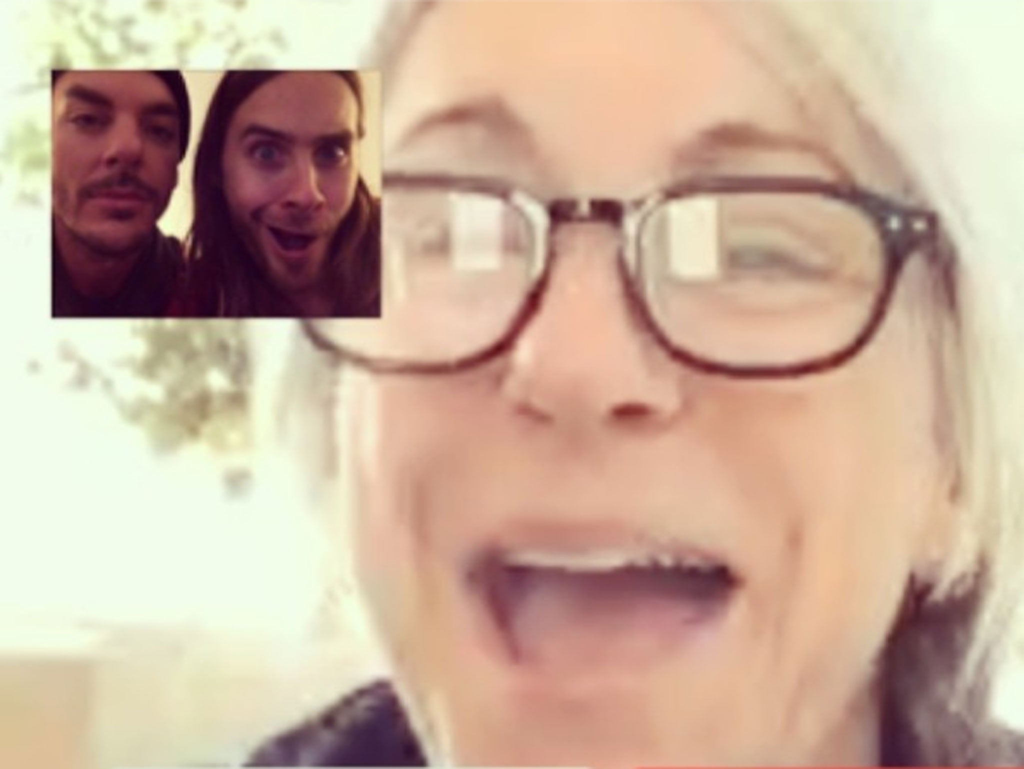 Jared Leto invited his mother to accompany him to the Oscars and posted this Instagram of her reaction