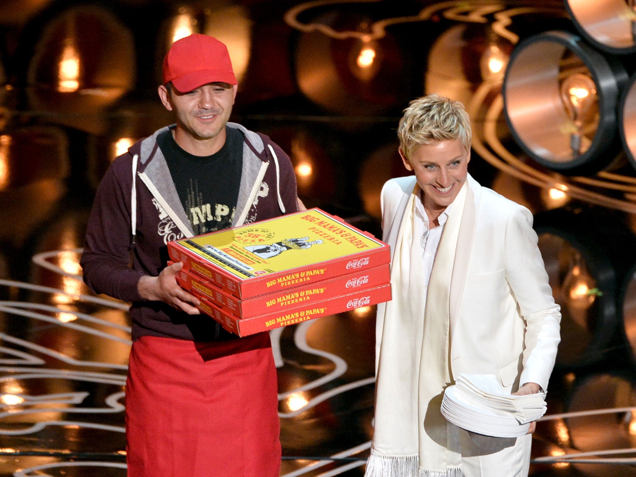 Ellen DeGeneres ordered snacks for the stars