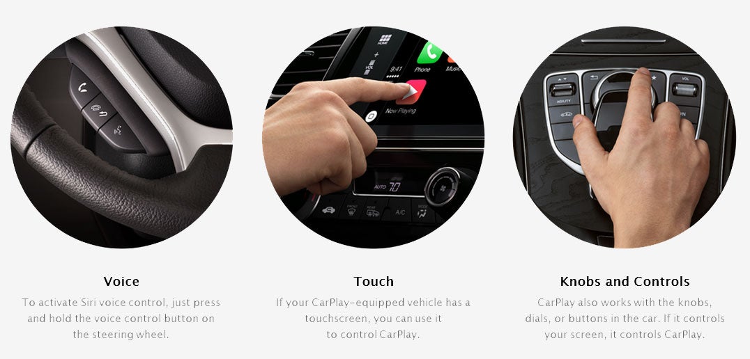 Apple promises that the stripped-down iOS interface will be controlled in a number of ways.