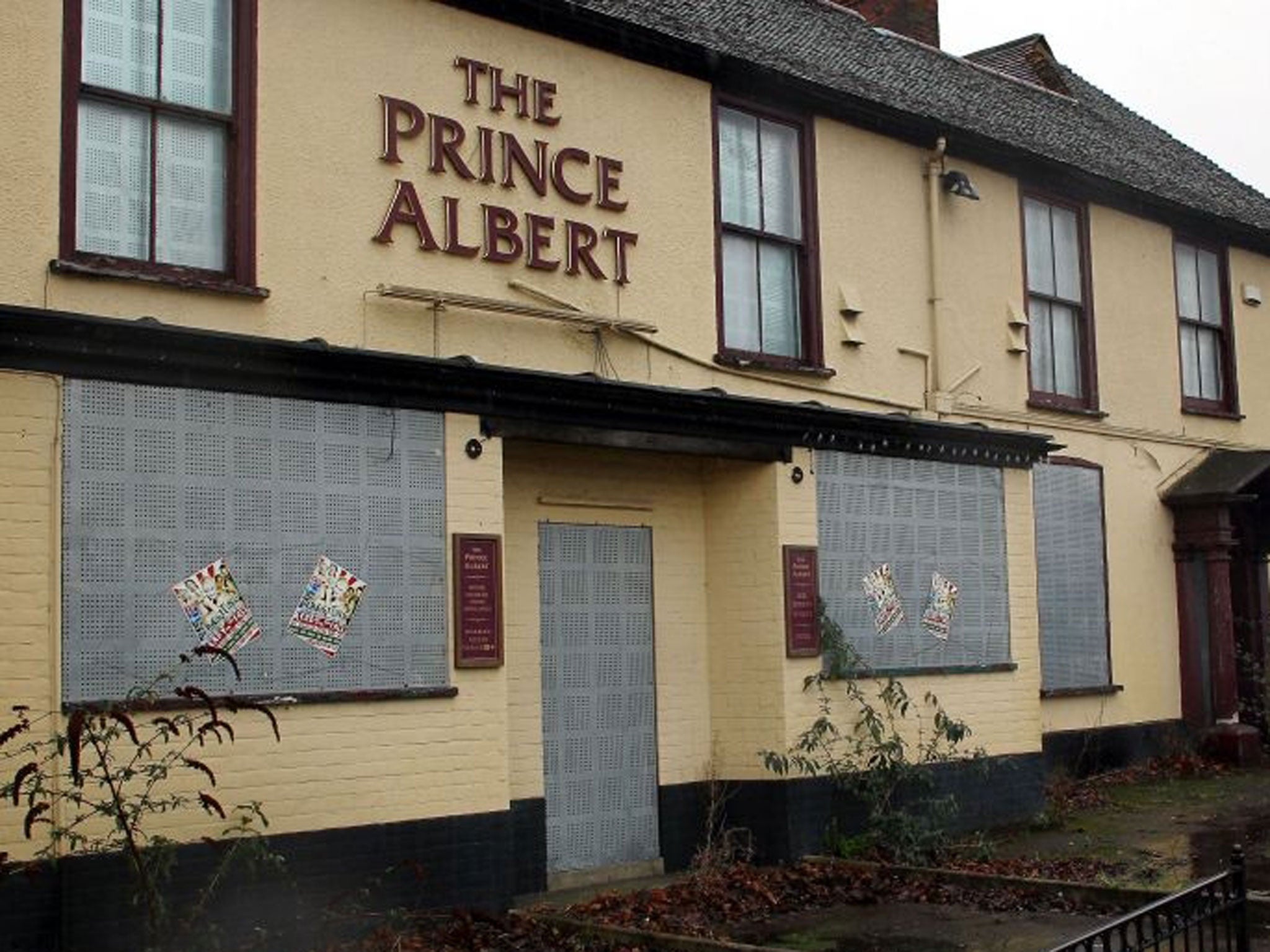 The closed down Prince Albert public house in Ashford, Kent as the Government is being urged to do more to help pubs survive after new figures showed that 28 were closing every week. PRESS ASSOCIATION Photo. Issue date: Monday March 3, 2014. The Campaign