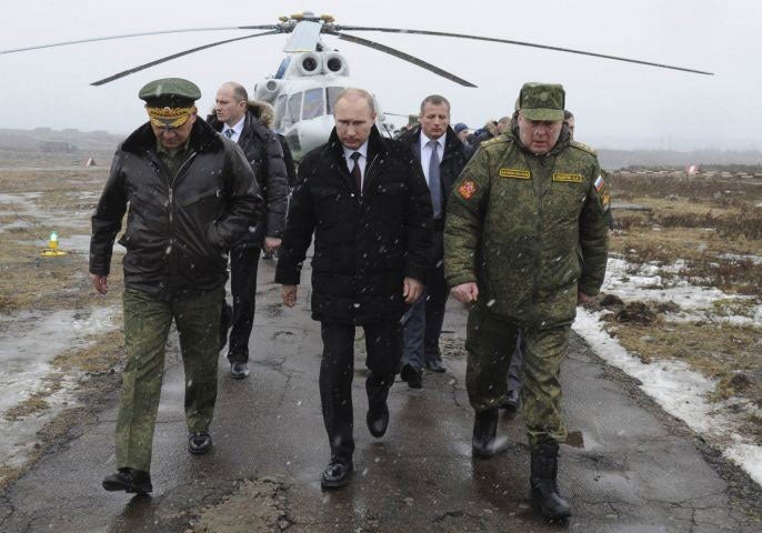 Russia's President Vladimir Putin pictured in Leningrad 