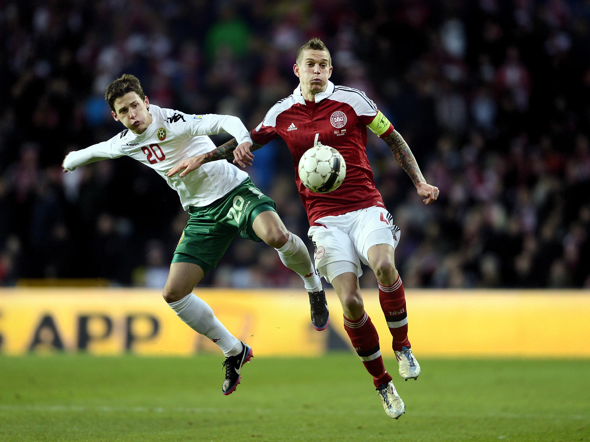 Daniel Agger is relishing leading out his country against England at Wembley tomorrow night