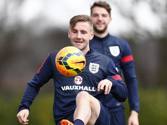 Luke Shaw could make his debut for England