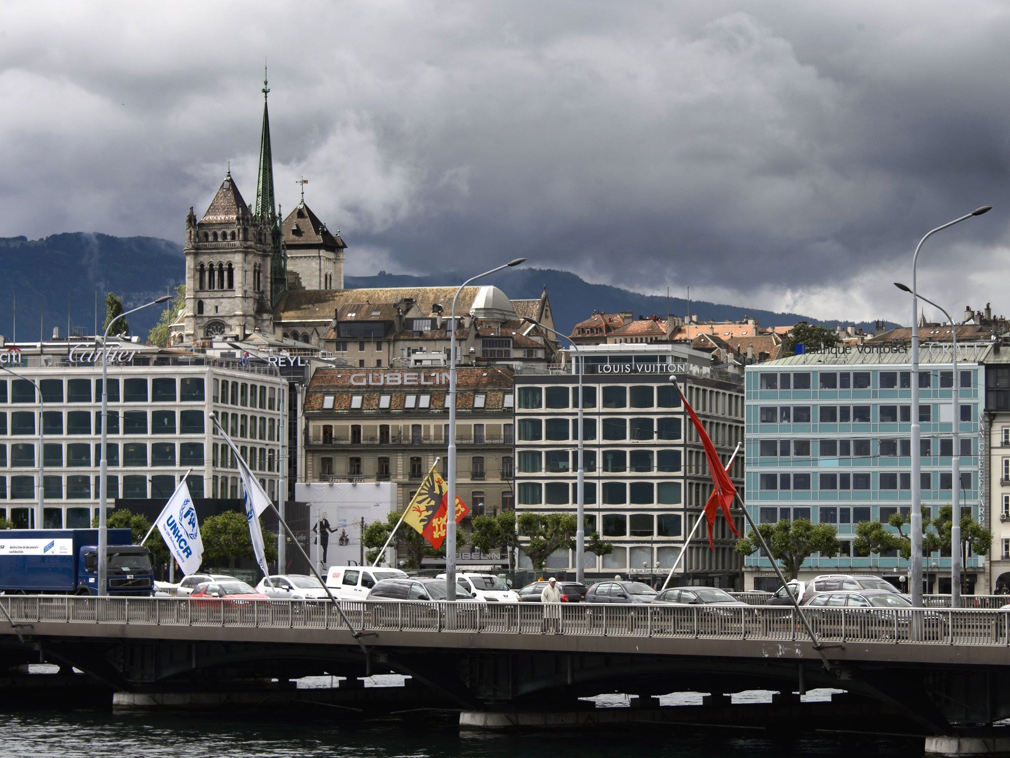 The bank's offices in Geneva are being searched