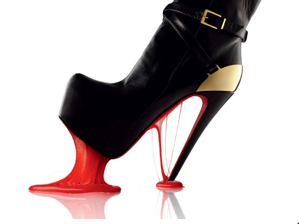 An image from a Christian Louboutin advert