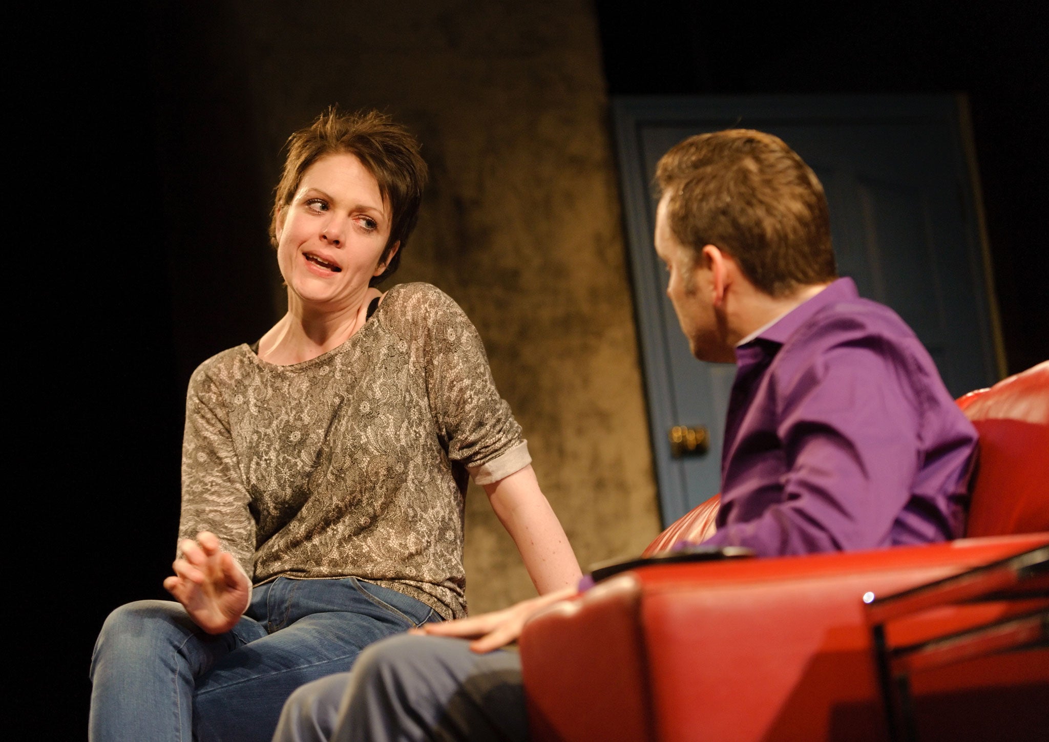The One at Soho Theatre: Lu Corfield as Kerry and Rufus Wright as Harry