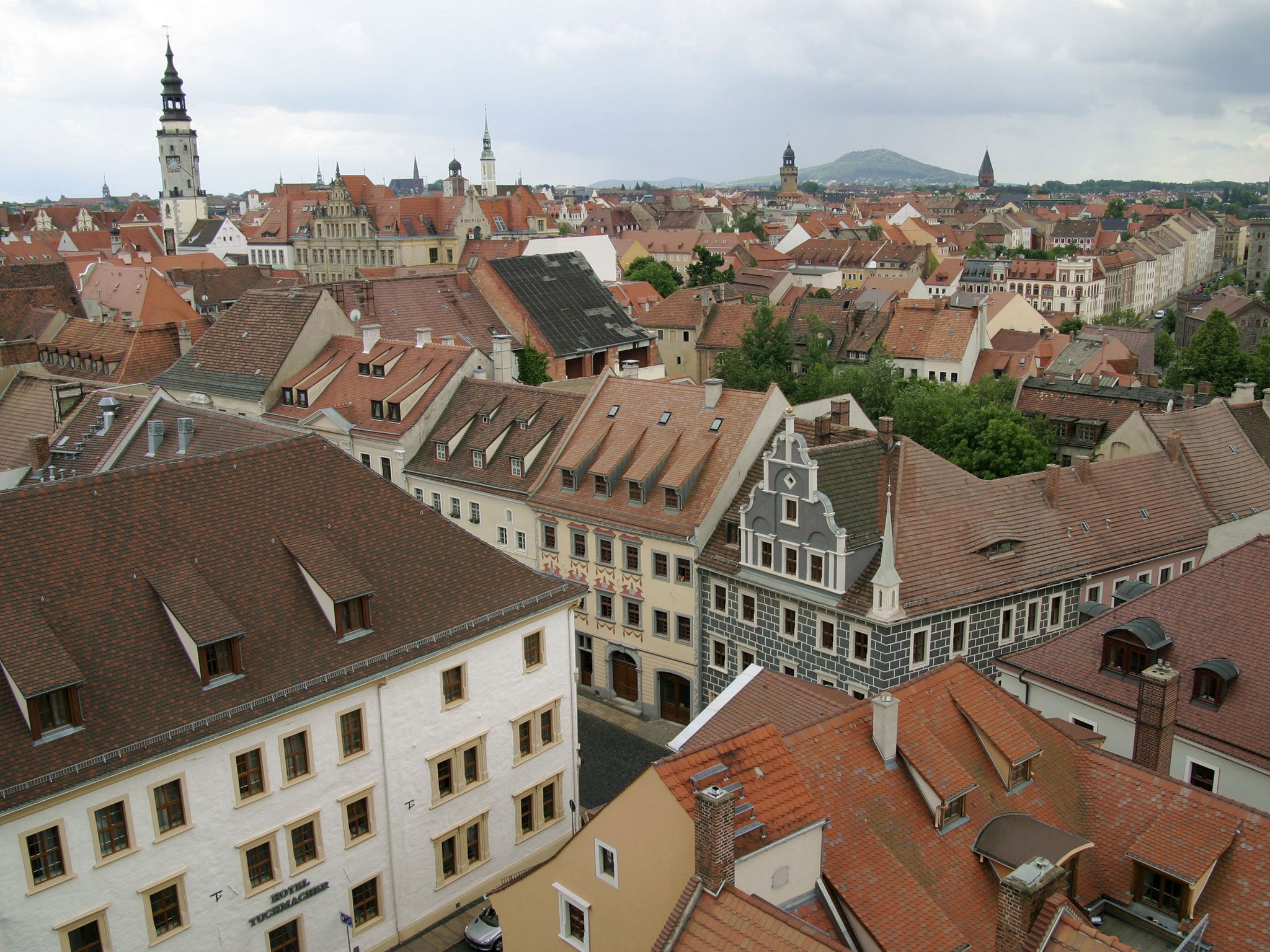 The rooftops of Görlitz