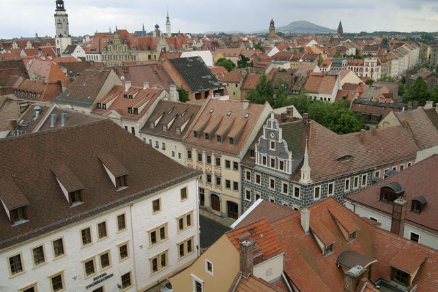 The rooftops of Görlitz