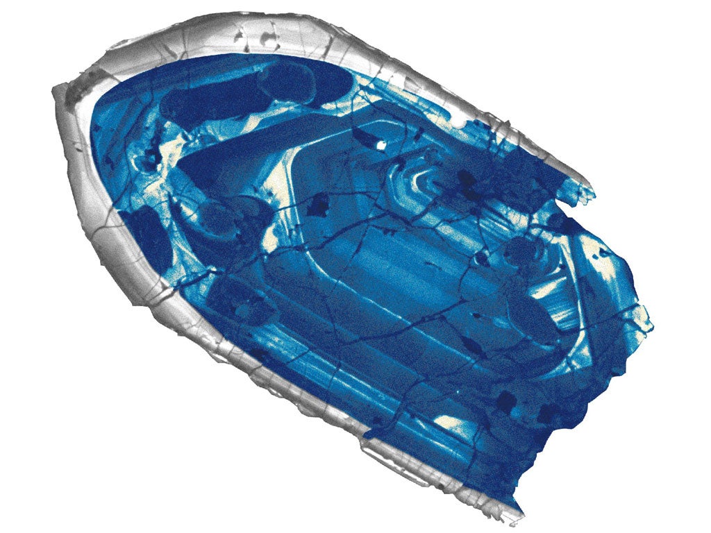 This zircon crystal is estimated to be as old as 4.4 billion years
