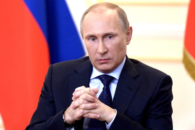 Vladimir Putin said Russia saw no need to use military force in the Crimea region of Ukraine for now
