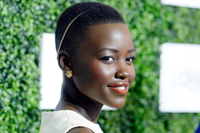 Lupita Nyong'o reflected on growing up with television's skewed representation of skin-tones during her childhood