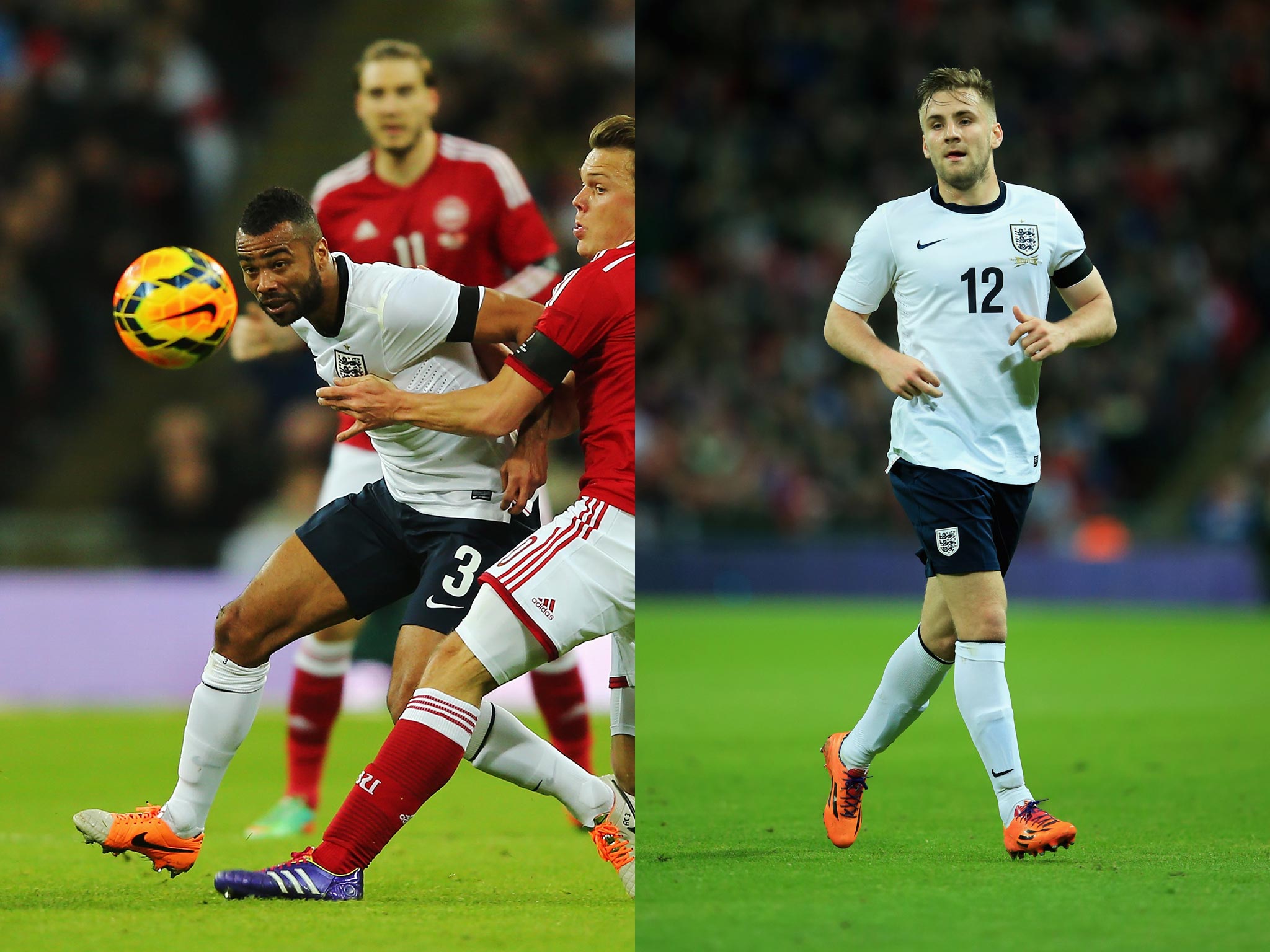 Ashley Cole and Luke shaw both put in solid performances for England in the 1-0 victory over Denmark