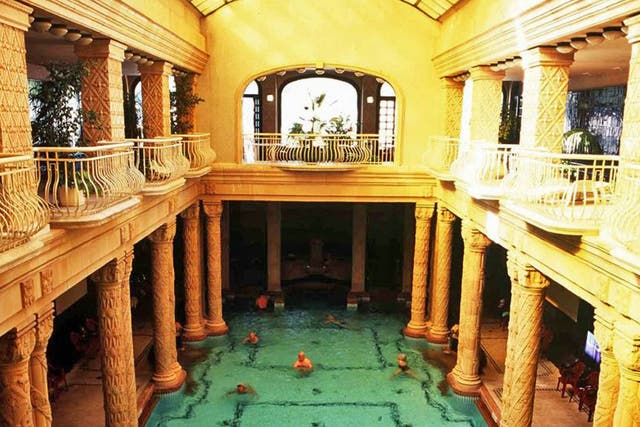 The pool at Budapest's Gellert