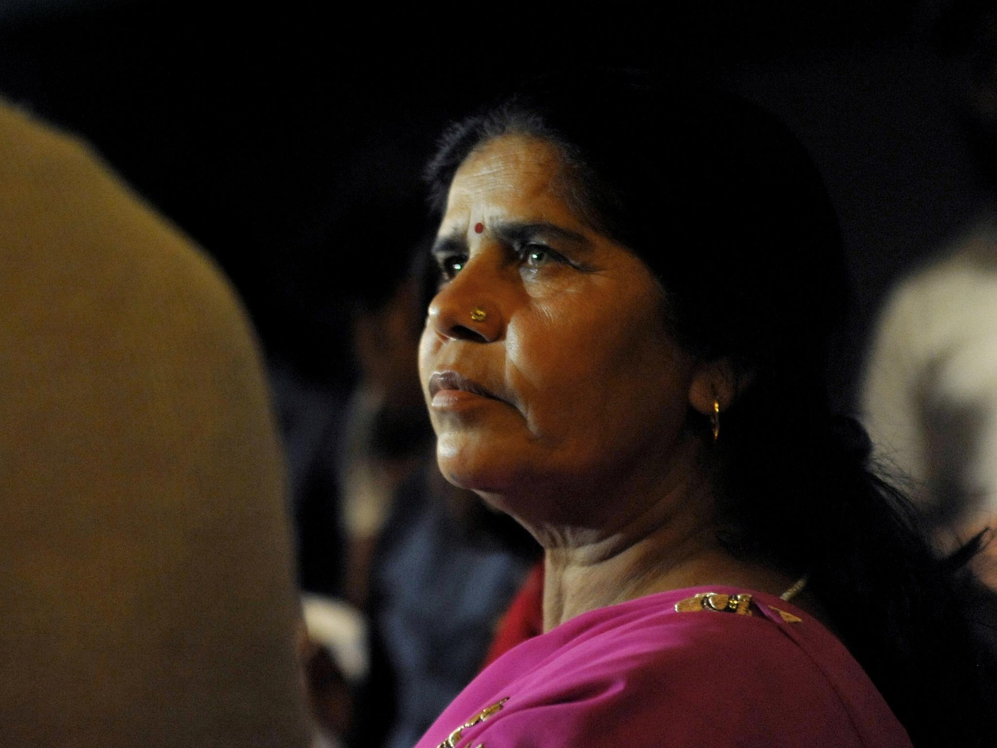 Sampat Devi Pal, founder of the 'Gulabi Gang' (Pink Gang) of vigilantes