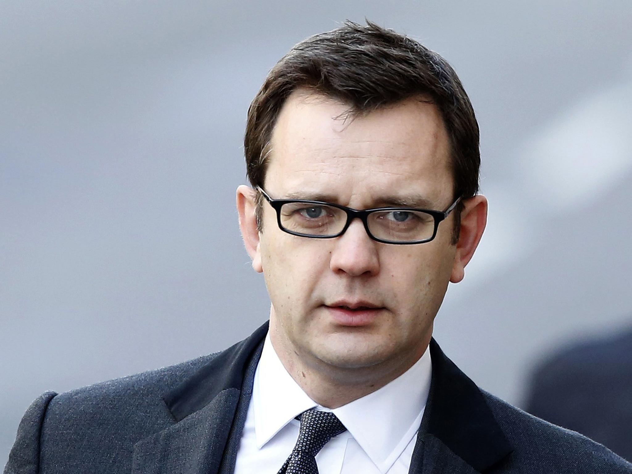 Former News of the World editor Andy Coulson arrives at the Old Bailey