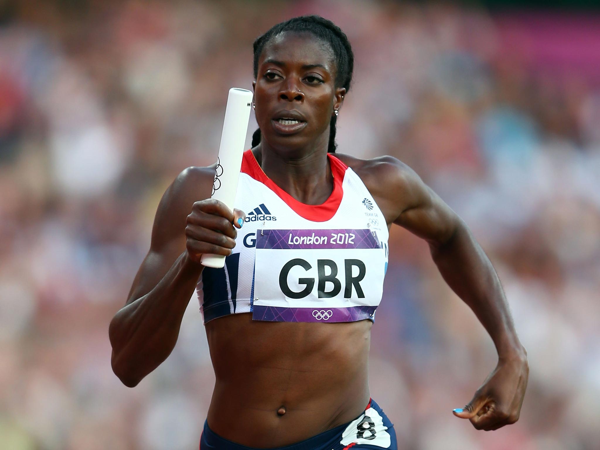 World champion Christine Ohuruogu competes in the 4x400m relay team who will attempt to defend their 2012 title