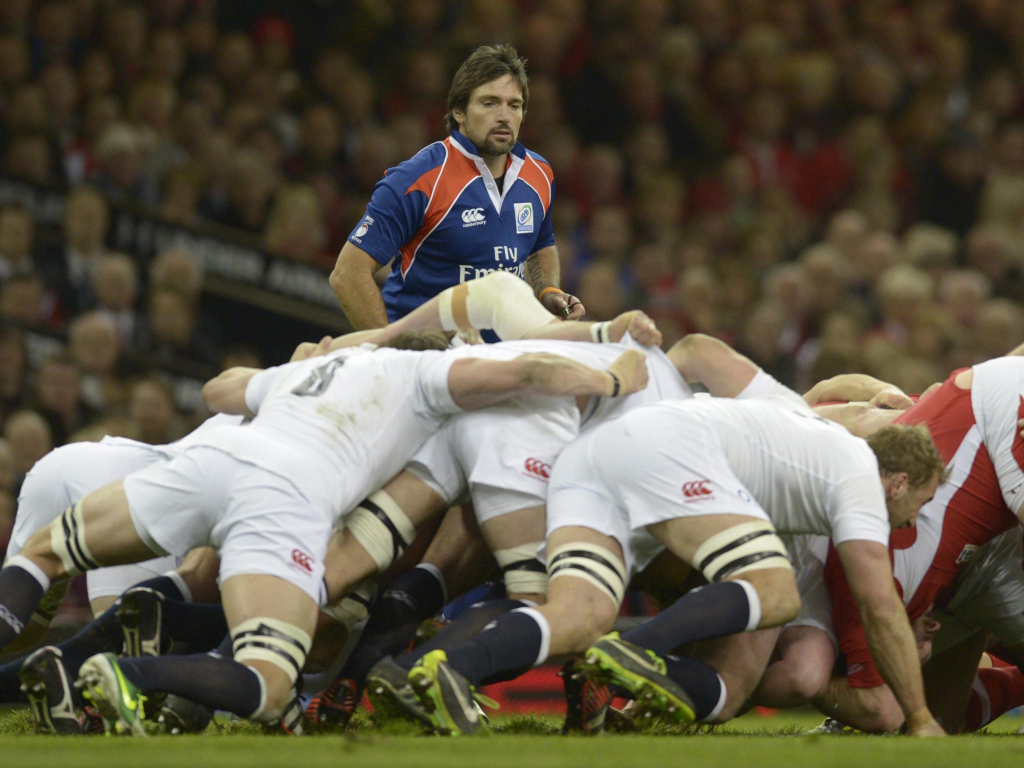 Steve Walsh came in for criticism after last year’s meeting between England and Wales in Cardiff, which the hosts won