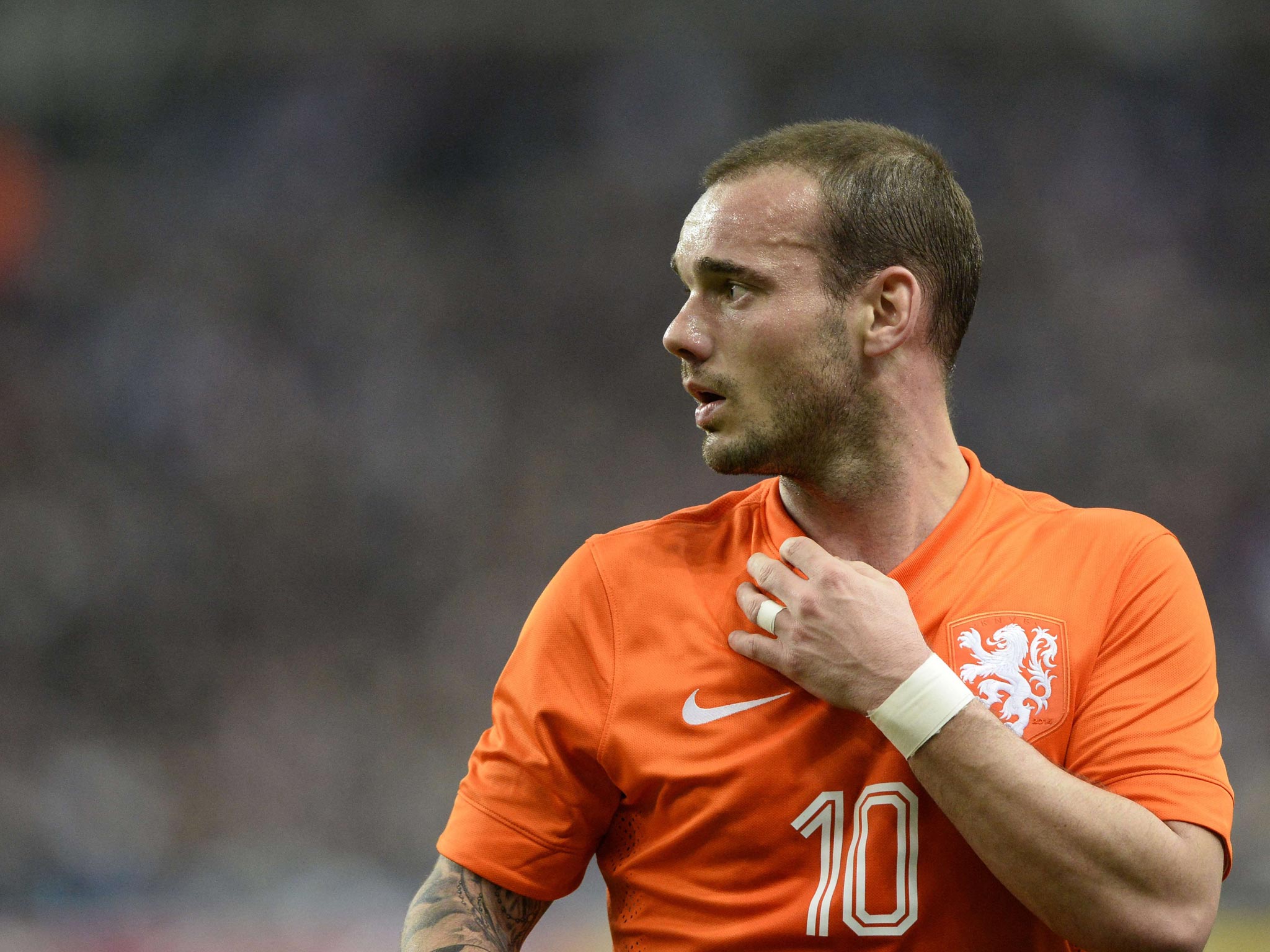 The Netherlands’ Wesley Sneijder may struggle to repeat his heroics of 2010